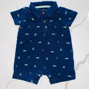 Carter’s Navy Blue Short Sleeve Onesie